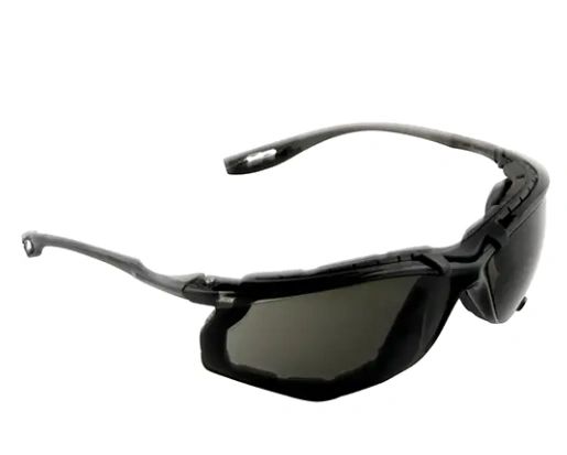 SEH157 Safety Glasses 3M Virtua CCS with Foam Gasket Anti-Fog GREY/SMOKE LENS 11873-00000-20 (2 PAIRS/BX)