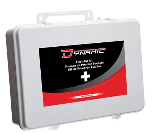 SGR338 First Aid Kit, CSA Type 3 High-Risk Environment, Small (2-25 Workers), PLASTIC BOX #FAKCSAT3SBP DYNAMIC SAFETY