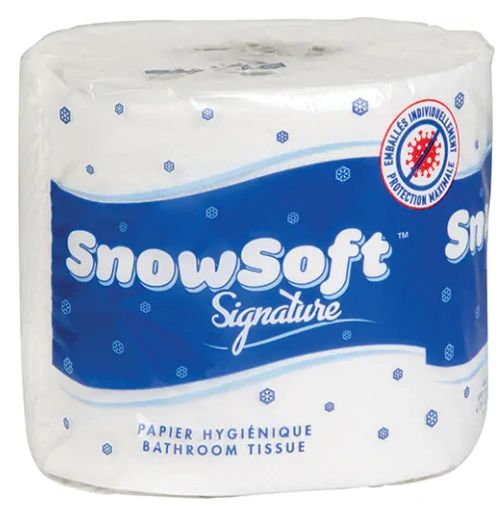 JO164 Toilet Paper, Snow Soft™ Premium 2 Ply, 600 Sheets/Roll, 145' Length, White #BTS60024 SUNSET
