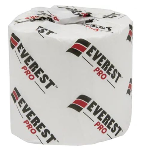 JO153 TOILET PAPER 1PLY WHITE 1000 SHEETS/ROLL x 250'L #348100 Everest Pro SUNSET CONVERTING CORP
