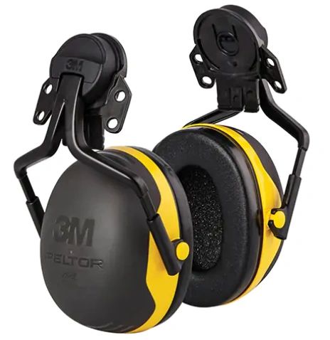 SGC395 Earmuffs, Electrically Insulated Cap Mount, 24 NRR dB 3M Peltor™ #X2P5E BLACK/YELLOW