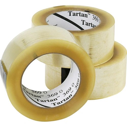 PC881 TAPE, CLEAR 48mm X 132M 1.6MIL TH 48RL/CS 3M #369 TARTAN (8 Roll/Pack)