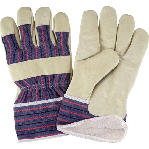 SAP295 Grain Pigskin Fitters Cotton Fleece Lined Gloves, Large ZENITH (X-LR)