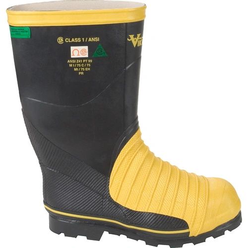 SAN684 Miner 49ER TALL 16" Professional Mining Boots STEEL TOE/PLATE 100% Waterproof SHOCK & Ozone-Resistant natural rubber (SZ 7-13) #VW49T