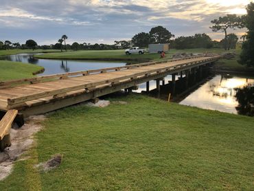 5-ton pile supported timber bridge curb only