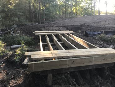 5-ton pile supported timber bridge