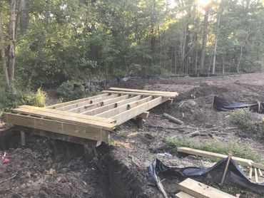 5-ton pile supported timber bridge 