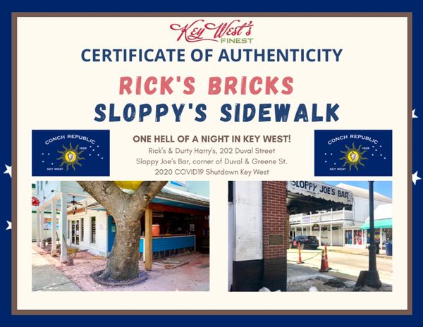 Combo Pack of Rick's Bricks & Sloppy's Sidewalk!