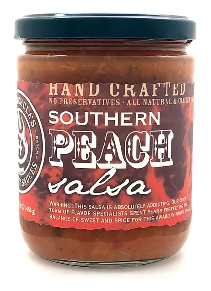 Sweet Peach Salsa, 16 oz – River Valley Ranch & Kitchens