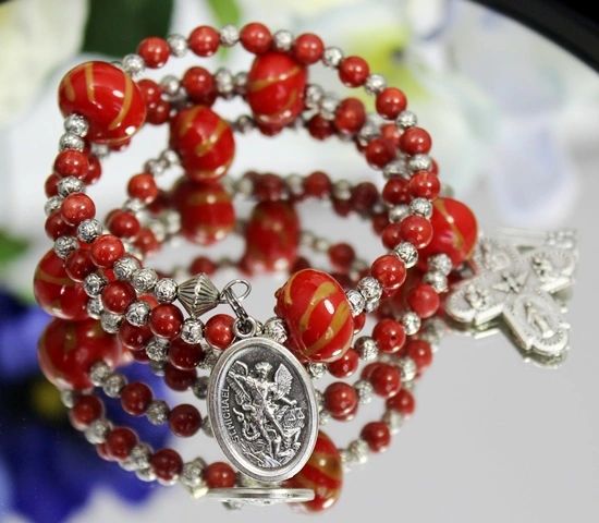 St michael outlet rosary bracelet