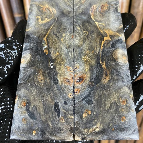 Buckeye Burl Scale Set | Arizona Ironwood LLC Knife & Gun