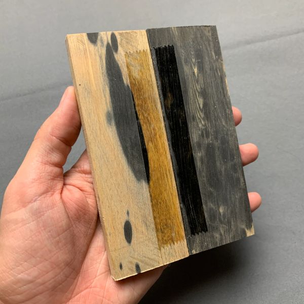 Black Ash Burl Knife Scales Arizona Ironwood LLC Knife & Gun Handle Supplier