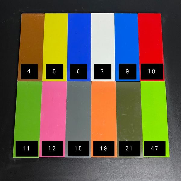 G10 Twelve Colors - 6 x 2 x .39