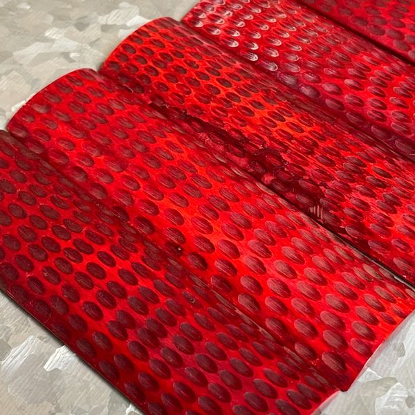 Camel Bone - Carved Red