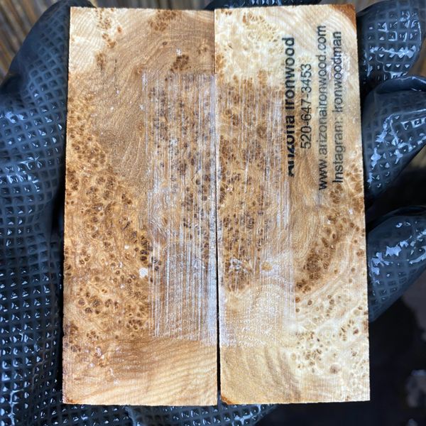 Black Ash Burl Knife Scales Arizona Ironwood LLC Knife & Gun Handle Supplier