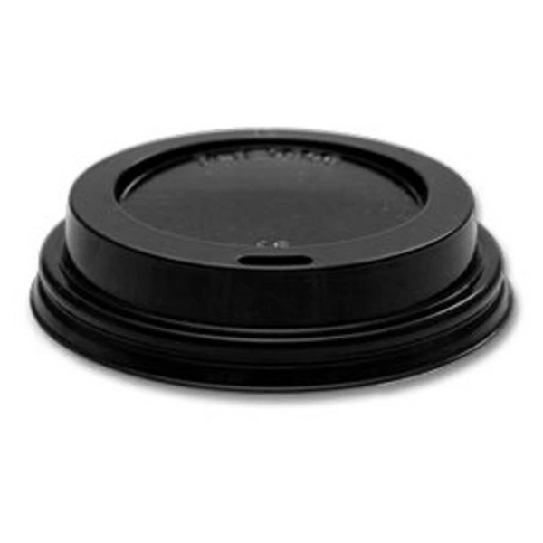 8oz Black Sip Lid, 1,000 per case.