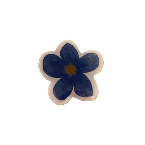 Blue Floral- charm