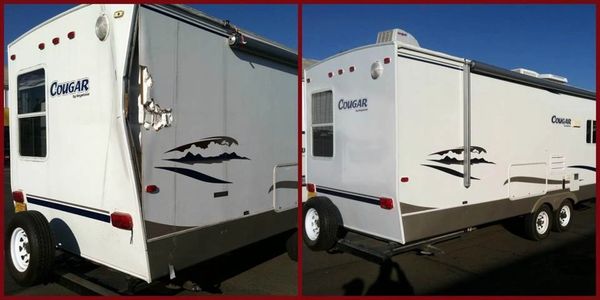 Full RV Collision Repair & Painting
RV 5th Wheel Collision Repair
RV Travel Trailer Collision Repair