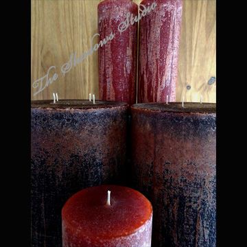 8x14 or 8x16 or 8x18 Inch Pillar Candle - The Shadows Studio | The