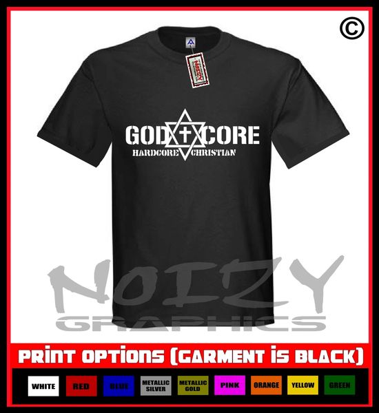 God Core Hardcore Christian T-Shirt S-5XL