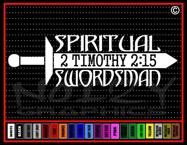 Spiritual Swordsman Vinyl Decal / Sticker