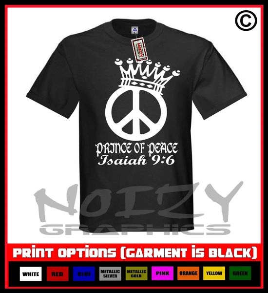 Prince Of Peace Isaiah 9:6 T-Shirt S-5XL