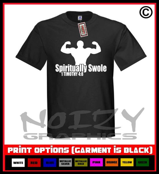Spiritually Swole 2 Timothy 4:8 T-Shirt S-5XL