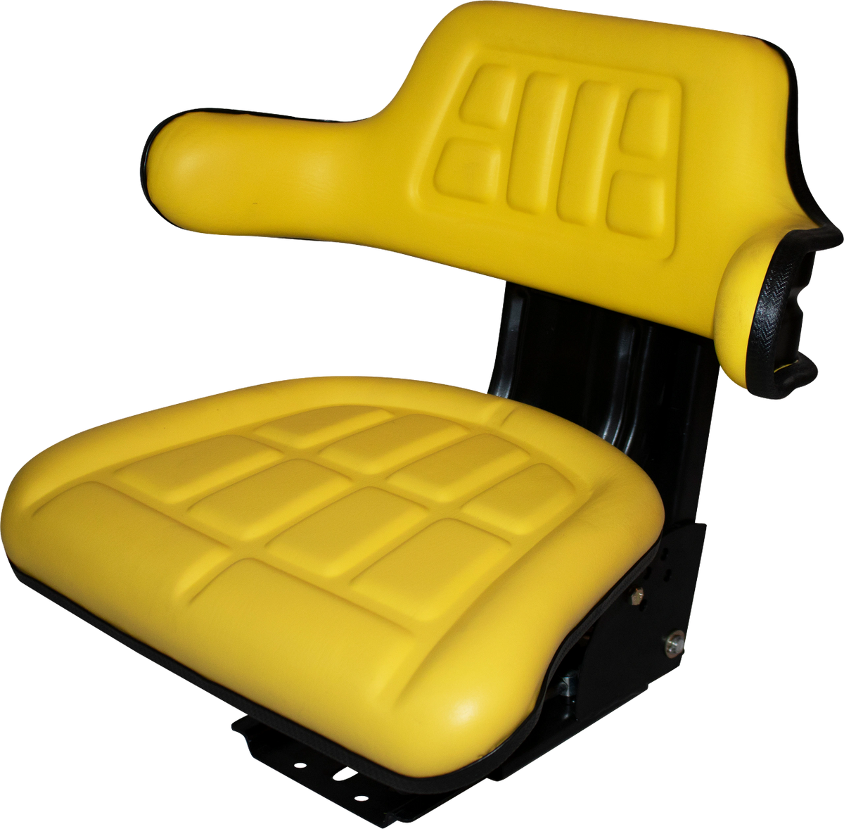 TRAC SEATS YELLOW WAFFLE STYLE JOHN DEERE TRACTOR SEAT FITS 2530 2550
