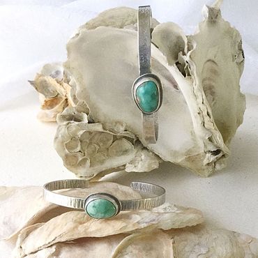 Sterling Cuffs with Turquoise