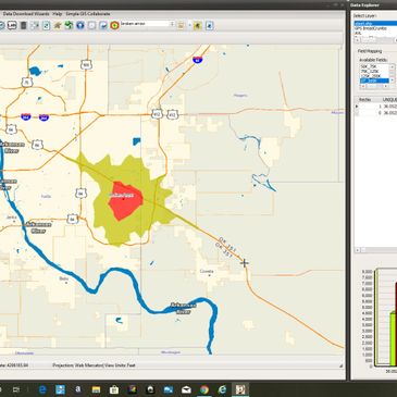Spatial Analytics in Simple GIS Client
