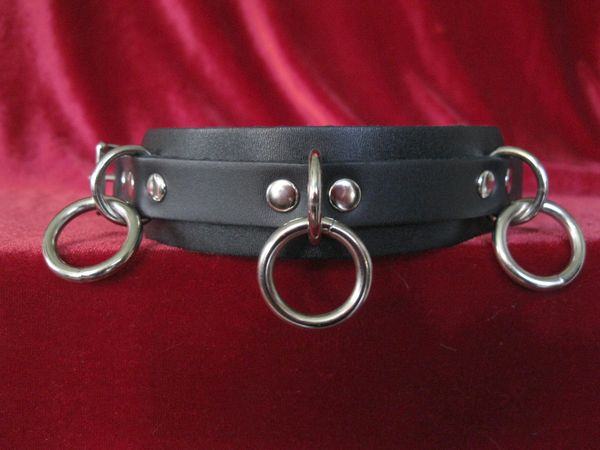 Leather Bondage Wristband 13