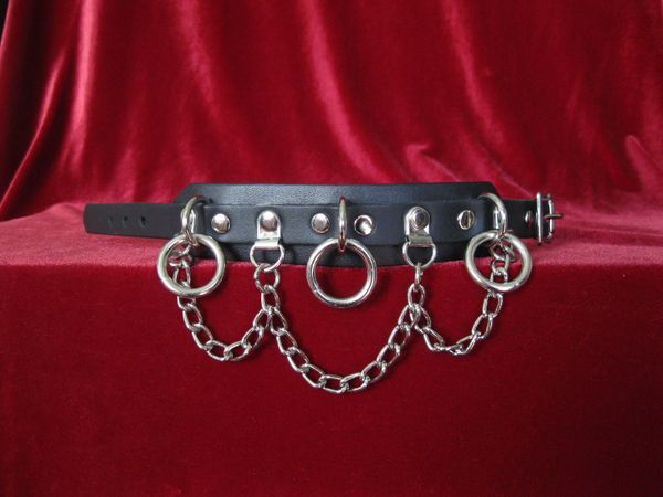 Leather Bondage Wristband 13CH