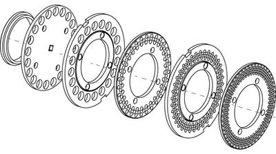 comvair replacement parts, poly seal, rotating plates rings, feed rings, stationary plates rings