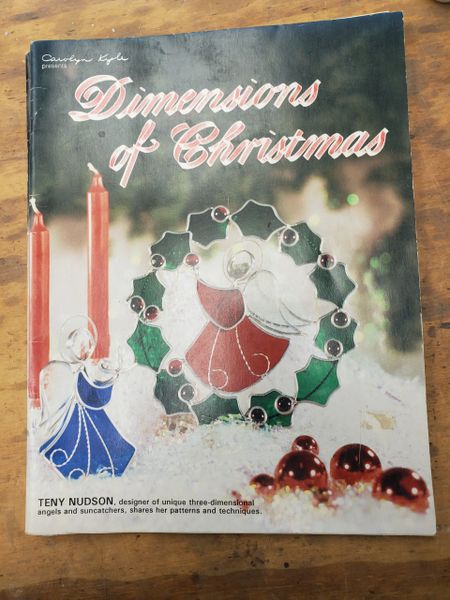 Stained glass book, Dimensions of Christmas, new