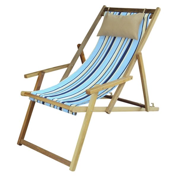 Hardwood Relaxing Reclining Easy Chair Cool Blue Buy Online