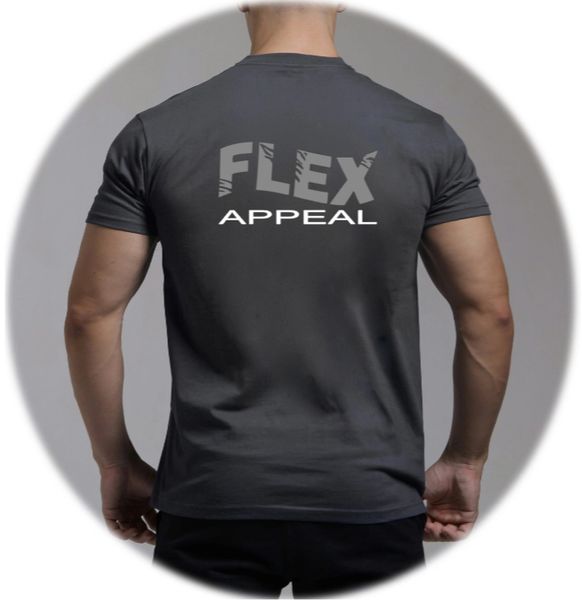 03 FLEX APPEAL GREY REVERSAL | Gym with Attitude| Funny gym tshirts