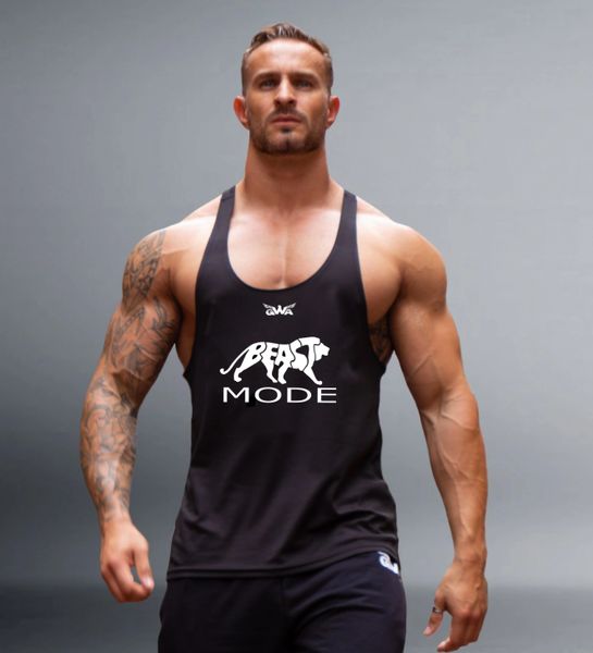 Gym with Attitude Mens BEASTMODE ACTIVE STRINGER VEST | Gym with ...