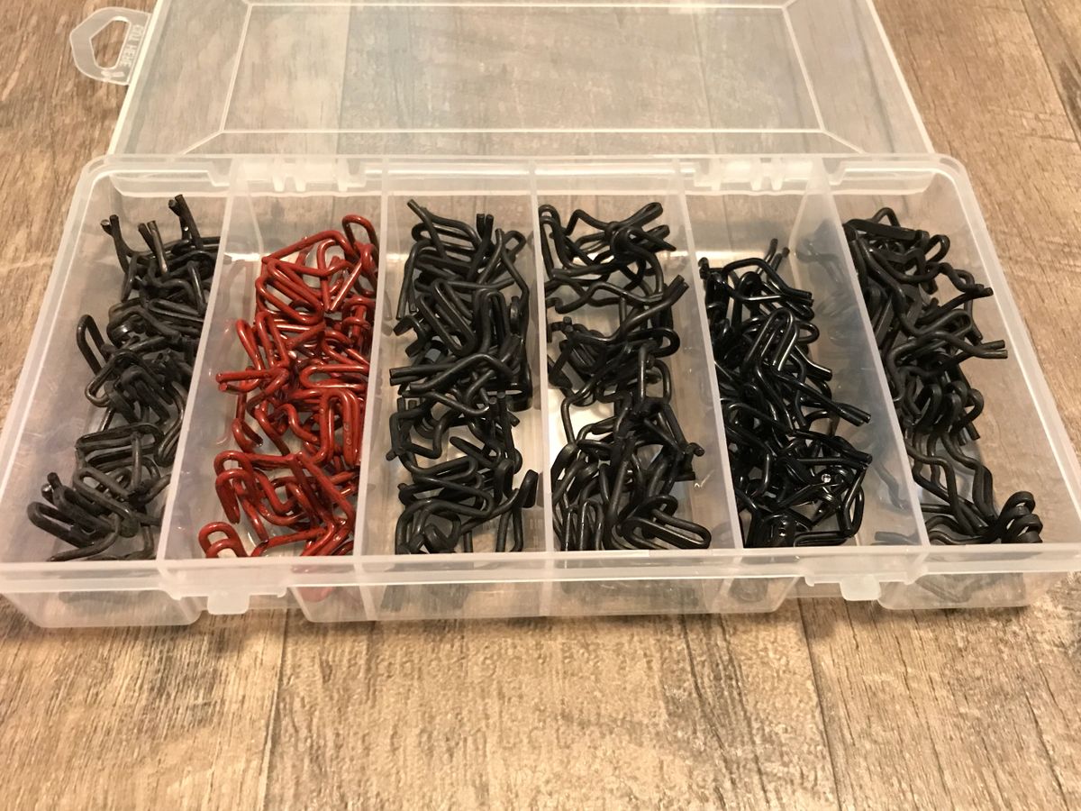 interior door panel spring wire retainer clip assortment 120pcs