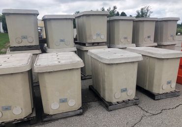 QUAZITE POLYMER CONCRETE VAULTS TIER 22 & TIER 15 CHANNELL HDPE HANDHOLES CHECK SITE AVAILABILITY 