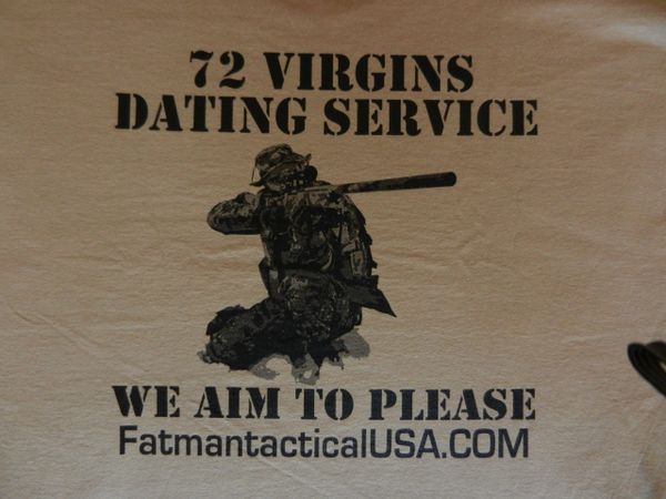 72 Virgins dating service t-shirt tar dating långsam