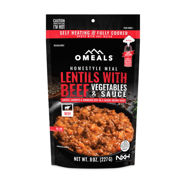 OMEALS Lentils w/ BEEF