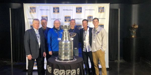 Premier Party Coach followed THE CUP around Springfield with some great Blues Alumni.