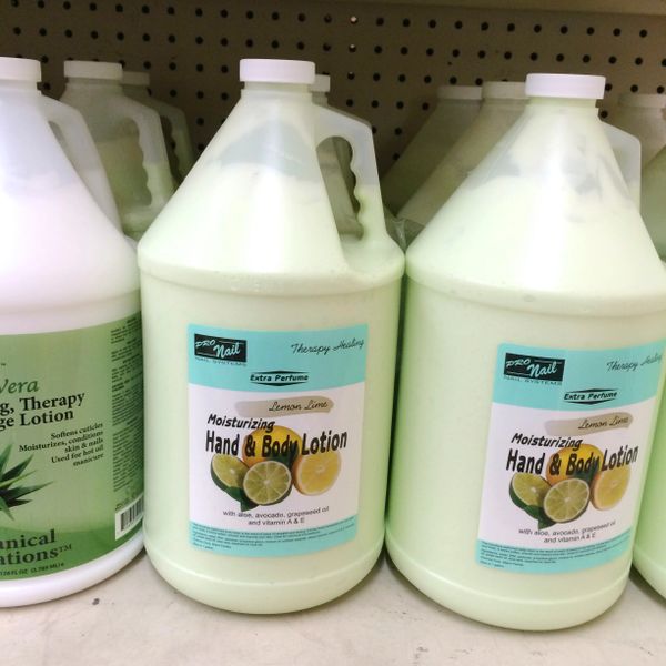 Pro Nail Lemon Lime Lotion_ 1 Gallon
