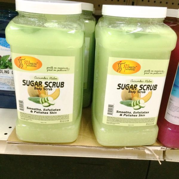 Spa Redi Sugar Scrub Cucumber_ 1 Gallon