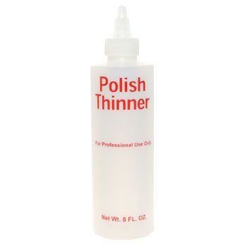 Imprinted Nail Solution Bottle - Polish Thinner 8oz