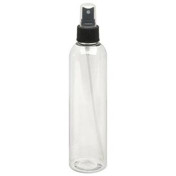 Fine Mist Spray Bottle - Black Top 8oz