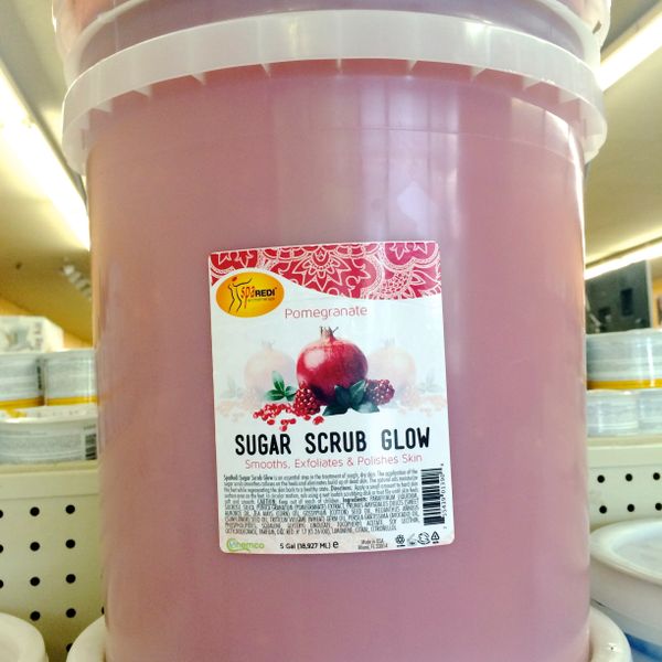 Pedi Scrub Gel Pomegranate 5 Gallon Pail