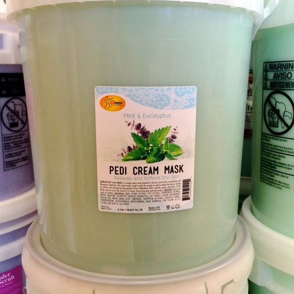 Pedi Cream Mask Mint 5 Gallon Pail