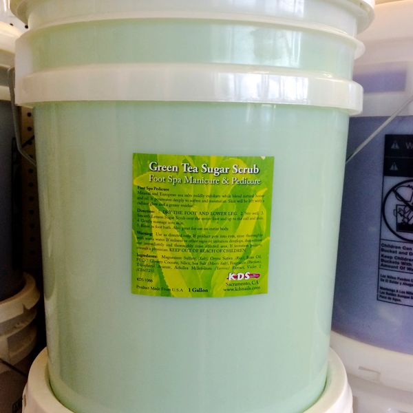 KDS Green Tea Sugar Scrub_5 Gallon Pail