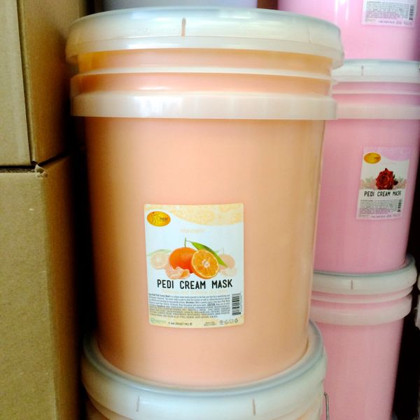 Pedi Cream Mask_Mandarin_5 Gallon Pail